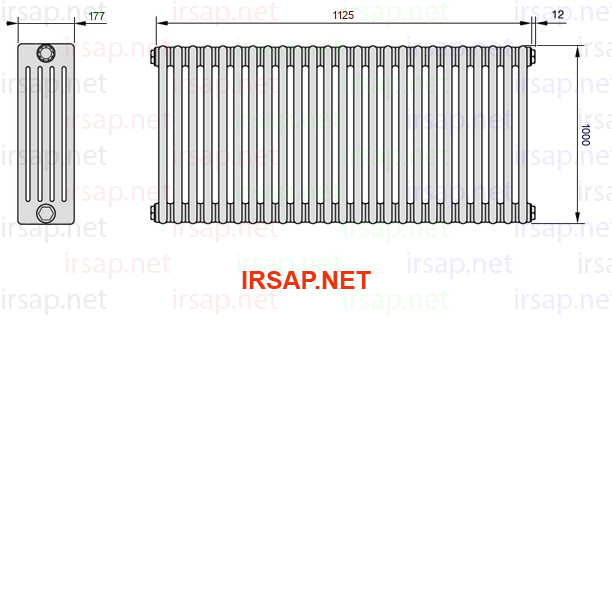 Радиатор IRSAP Tesi 51000/25 T23 CL 01